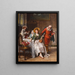 La Leçon de musique - Giuseppe Castiglione — framed artwork on a wall