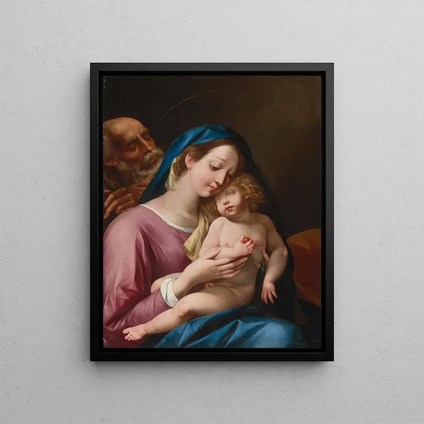 La Sainte Famille - Giuseppe Cesari — framed artwork on a wall