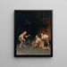 Blind Man's Buff - Giuseppe Constantini — framed artwork on a wall