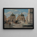 Rome Tourists at Piazza del Popolo - Giuseppe De Winter — framed artwork on a wall