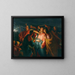The Kiss of Judas - Giuseppe Diotti — framed artwork on a wall