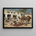 Caravan at Rest - Giuseppe Gabani — framed artwork on a wall