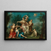 Allegory of Spring - Giuseppe Marchesi — framed artwork on a wall