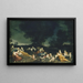 Cupidons désarmant des nymphes endormies - Giuseppe Maria Crespi — framed artwork on a wall