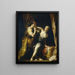 Tarquin and Lucretia - Giuseppe Maria Crespi — framed artwork on a wall