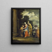 The Visitation - Giuseppe Maria Crespi — framed artwork on a wall