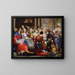 Les Noces de Cana - Giuseppe Maria Crespi — framed artwork on a wall