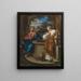 The Christ and the Samaritan Woman - Giuseppe Nicola Nasini — framed artwork on a wall