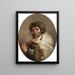 Allegory of Winter - Giuseppe Nogari — framed artwork on a wall