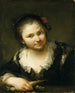 Girl with Vegetables - Giuseppe Nogari — artwork view
