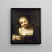 Young girl - Giuseppe Nogari — framed artwork on a wall