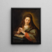 Madonna in Prayer - Giuseppe Nuvolone — framed artwork on a wall
