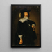 Portrait of a noble - Giuseppe Nuvolone — framed artwork on a wall