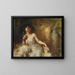 Portrait of a seated lady - Giuseppe Palanti — framed artwork on a wall