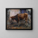 Cow - Giuseppe Pennasilico — framed artwork on a wall