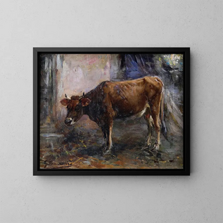 Cow - Giuseppe Pennasilico — framed artwork on a wall