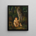 The Three Monkeys - Giuseppe Penuti — framed artwork on a wall