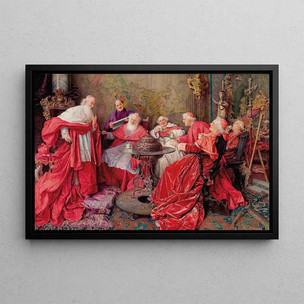 Afternoon Relaxation - Giuseppe Signorini — framed artwork on a wall