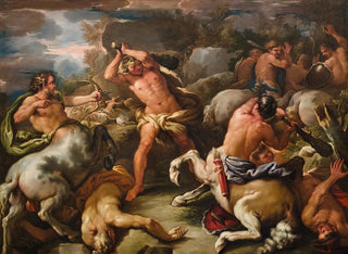 Battle of the Centaurs against the Lapiths - Giuseppe Simonelli — artwork view