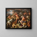 Battle of the Centaurs against the Lapiths - Giuseppe Simonelli — framed artwork on a wall