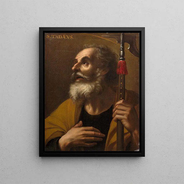 Saint Jude Thaddée - Giuseppe Vermiglio — framed artwork on a wall