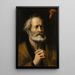 Saint Pierre et le coq - Giuseppe Vermiglio — framed artwork on a wall