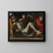 L'Enterrement du Christ - Giuseppe Vermiglio — framed artwork on a wall