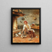 Nourrir les animaux de compagnie - Giuseppe Zannoni — framed artwork on a wall
