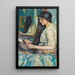 the artist Maria's sister - Gladys Dorothy Davison — framed artwork on a wall