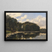 a peaceful pond - Godfred Christensen — framed artwork on a wall