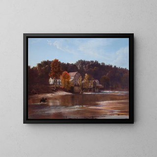 The Governor's Mill Morrow - Godfrey Frankenstein — framed artwork on a wall