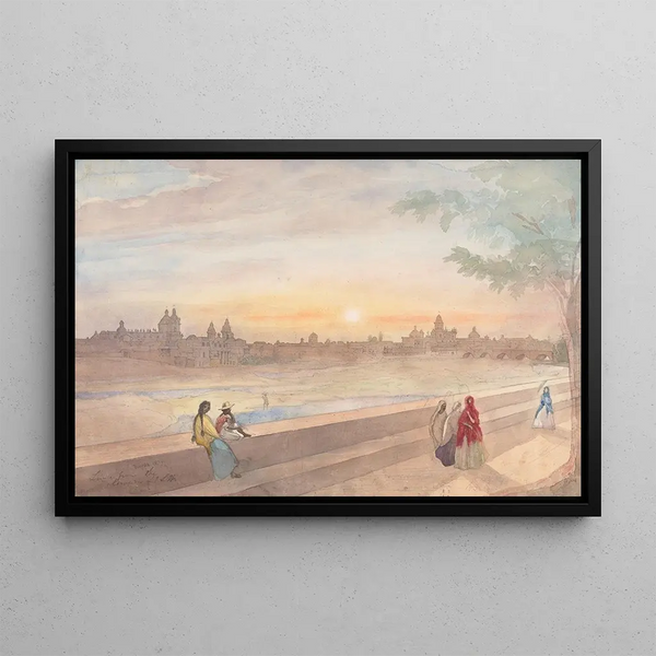 Lima - Godfrey Thomas Vigne — framed artwork on a wall