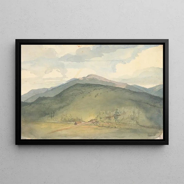 Mont Washington - Godfrey Thomas Vigne — framed artwork on a wall