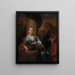 An unnecessary lesson in morality - Godfried Schalcken — framed artwork on a wall