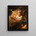 Allégorie de la vie humaine - Godfried Schalcken — framed artwork on a wall