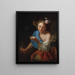 An allegory of Fortune - Godfried Schalcken — framed artwork on a wall