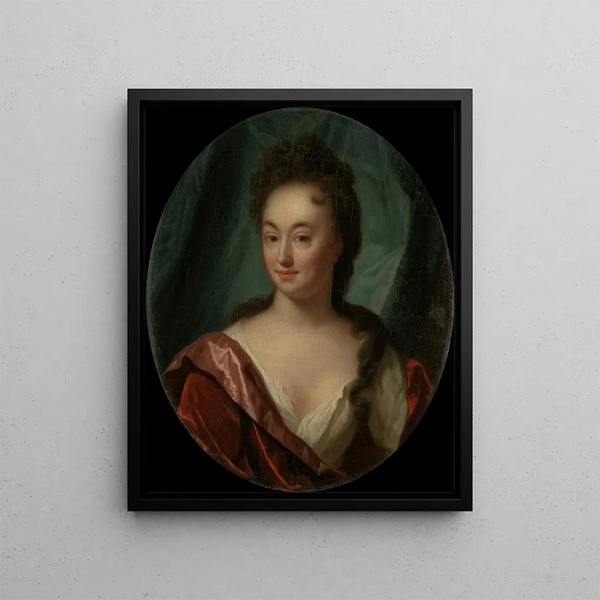 Anna Maria Gool - Godfried Schalcken — framed artwork on a wall