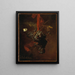 Grape bunch - Godfried Schalcken — framed artwork on a wall