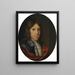 Portrait of a Man - Godfried Schalcken — framed artwork on a wall