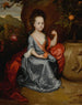Portrait of a young girl believed to be Anne Conslade - Godfried Schalcken — artwork view