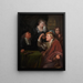 L'examen médical - Godfried Schalcken — framed artwork on a wall
