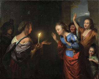 The Parable of the Lost Silver Coin - Godfried Schalcken — artwork view