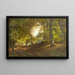 A forest near Frederiksborg Castle - Godtfred Rump — framed artwork on a wall