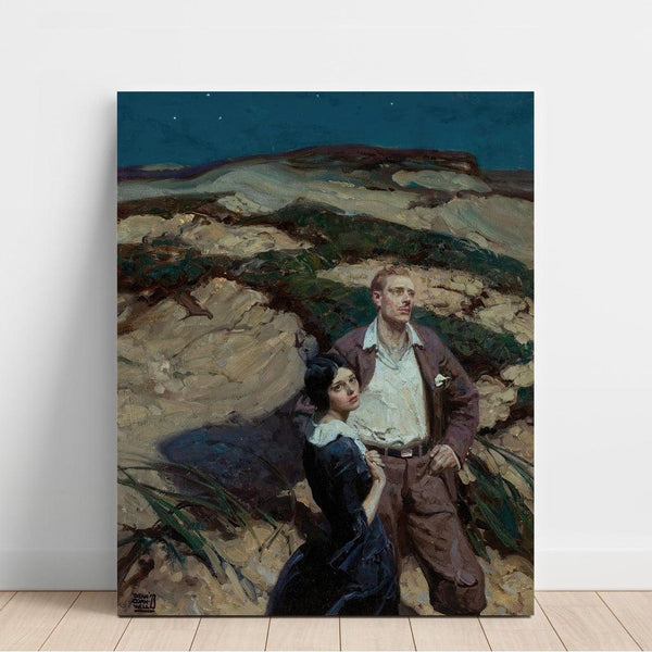 Reproduction of the painting Gold Hands Painting - Dean Cornwell