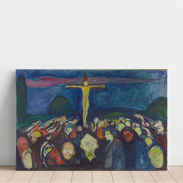 Reproduction of the painting Golgotha Painting - Edvard Munch