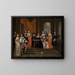 Family Portrait Painting - Gonzales Coques — framed artwork on a wall