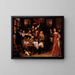 Meal of Artists - Gonzales Coques — framed artwork on a wall
