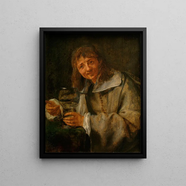 Taste - Gonzales Coques — framed artwork on a wall