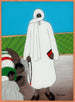 Amadou Bamba et les fidèles agenouillés - Gora Mbengue — artwork view