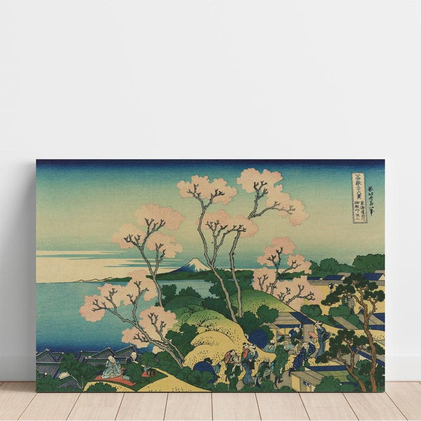 Reproduction of the painting Goten-yama Hill, Shinagawa on the Tokaido - Katsushika Hokusai